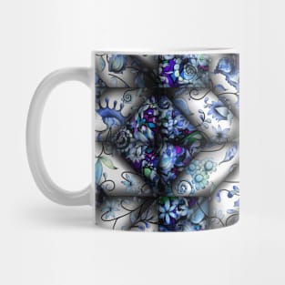 Blue Onion Quilt Mug